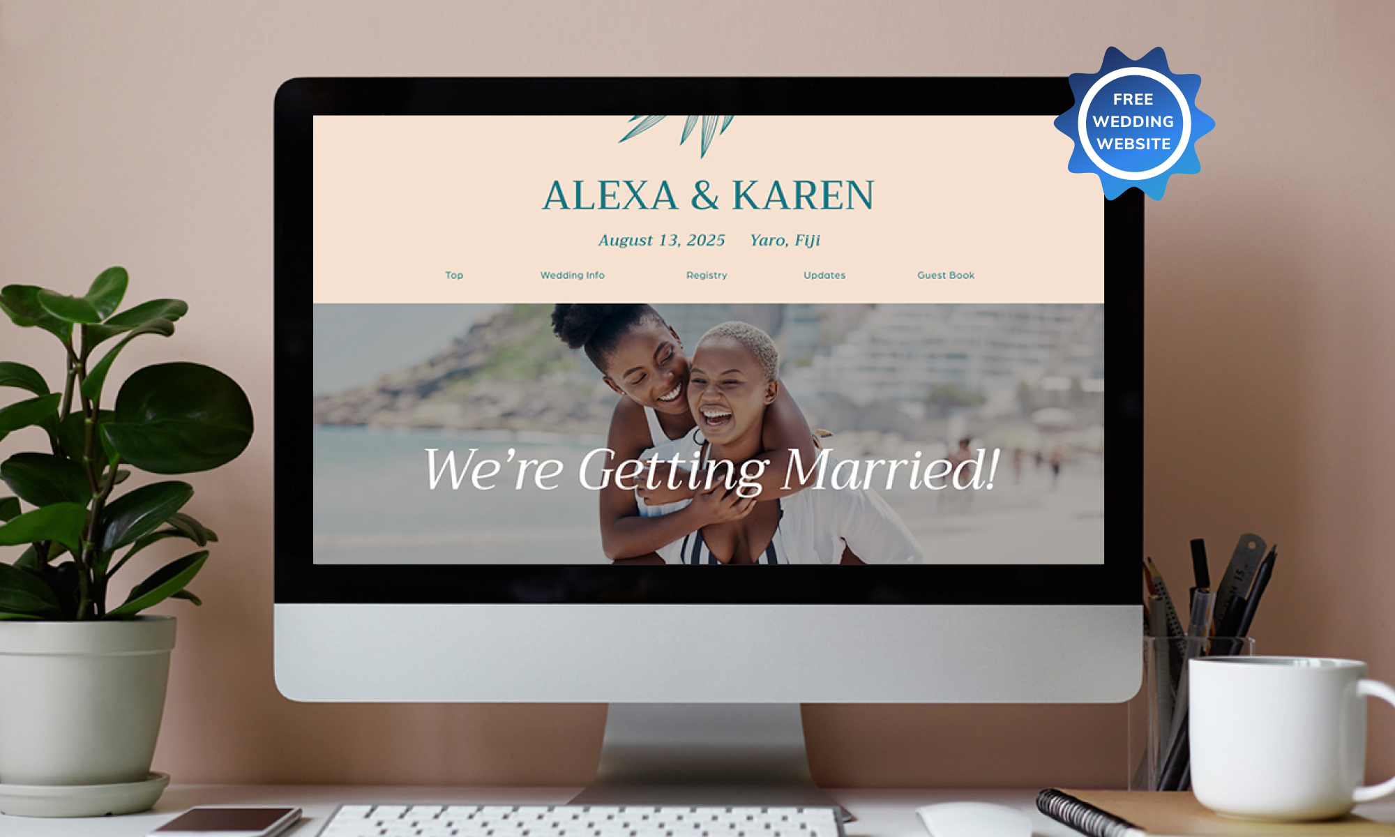 Honeyfund Free Wedding Website